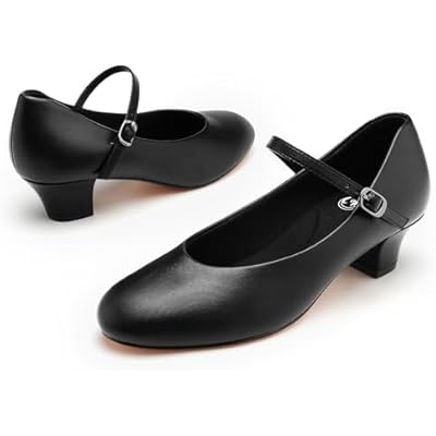 Stelle 1.5 Character Shoes for Women Dance Shoes Stylish Ankle Strap for Ballroom Salsa Tango Flamenco Latin