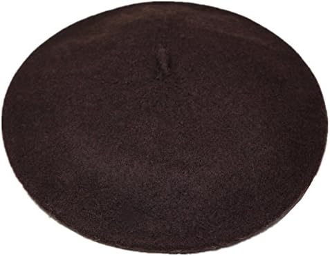 Womens Solid Color Classic French Style Beret Beanie Hat