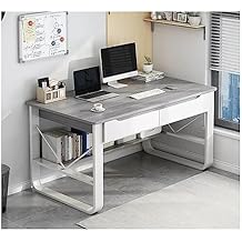 Computer Desk PC Table Desktop Home Office Desk Workbench Simple Student Desk with Drawers Desk PC Gaming Table Desk (Color : C, Size : 100 * 60 * 72cm)