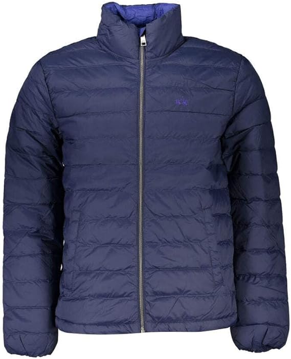 La Martina Elegant Long-Sleeved Blue Men's Jacket, Medium