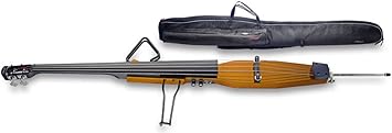 Stagg EDB-3/4 H Electric 3/4 Size Double Bass with Gigbag Included - Honey
