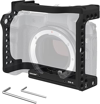 EOS R Camera Cage, EOS R Cage for Canon EOS R Camera Case Camera Rig Cold Shoe