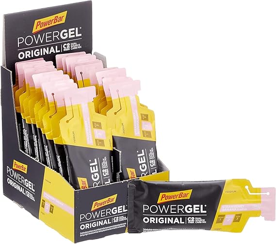 Powerbar Powergel Original 41gr X 24 Gels Strawberry  Banana