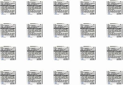 20 Pack XSP Battery for GN Netcom 9120, Netcom 9125 PN GN 14151-01 14151-02 AHB602823 SG081003