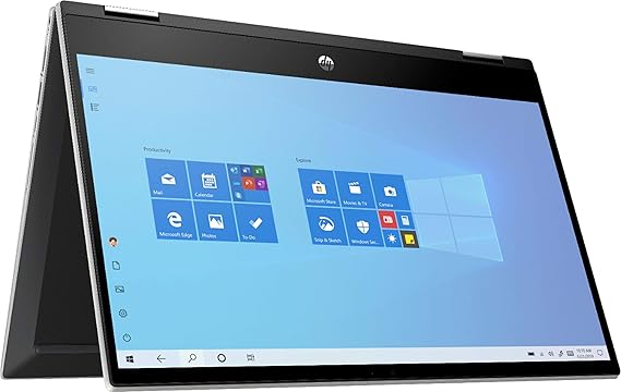 HP 2020 Pavilion X360 2-in-1 Convertible 14" HD Touch-Screen Laptop, 10th Gen Intel Core i3-1005G1, 8GB Ram, 128GB Ssd, WiFi, Webcam, Win 10 S