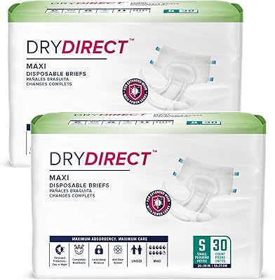 Dry Direct Maxi Overnight Brief Case of 60 - Small